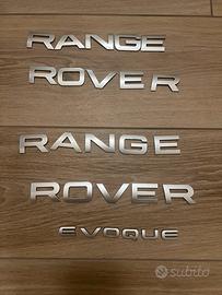 Scritte range rover