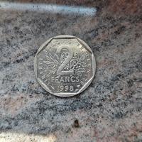  Moneta 2 Franchi Francesi - Anno 1998