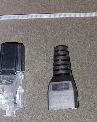 Connettori RJ45 Cat.6 UTP Toolless (4 pz., NUOVI)