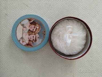 Vintage scatola Cherubini con talco profumato