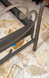 letto in ferro battuto 