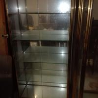 collezionismo Vetrine in ottone a più ripiani