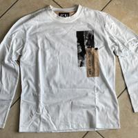 Maglia a maniche lunghe YCU bianca-taglia 14 anni