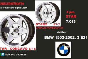 Cerchi star 7x13 4x100 bmw 1502 3 e21