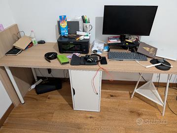 Scrivania da studio 200x60