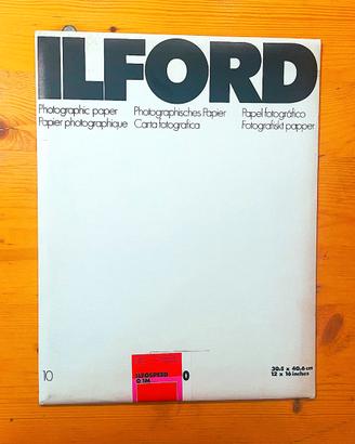10 FOGLI CARTA FOTOGRAFICA ILFORD ILFOSPEED 30X40