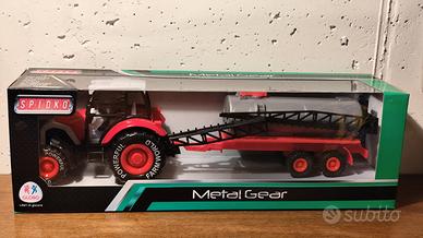 Trattore con carro cisterna giocattolo 