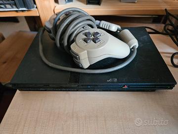 play station 2 ps2 con controller, gioco e memory