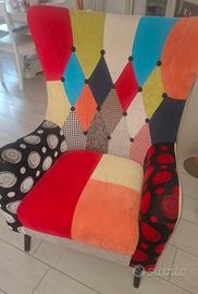 Poltrona patchwork