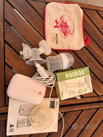 Tiralatte Philips Avent + Haakaa + accessori