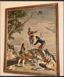 PREZIOSAstampaTELAraffigurante"LaCOMETA"diDeGOYA