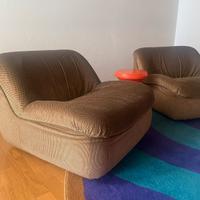 Coppia poltrone design anni 60 70