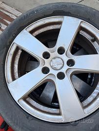 Serie 4 cerchi ruota MS per pneumatici 225/55 R17