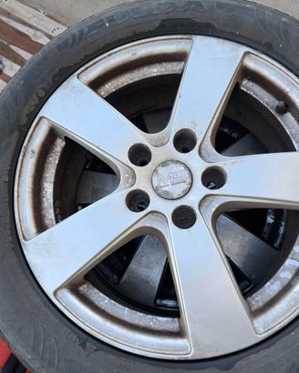 Serie 4 cerchi ruota MS per pneumatici 225/55 R17