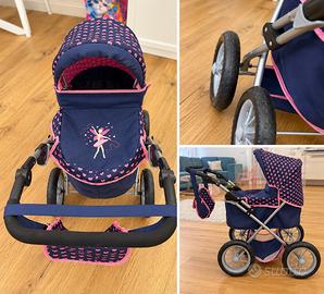 Carrozzina passeggino bambole come nuovo