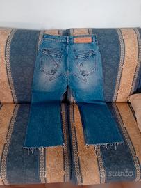 JEANS PALM ANGELS CON FONDO TAGLIATO
