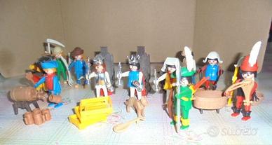 playmobil vintage  personaggi e accessori medioevo