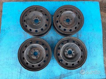 Cerchi in ferro Fiat Idea 2006 15 pollici ET40