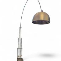 Lampada ad arco in Acciaio Italia 1970