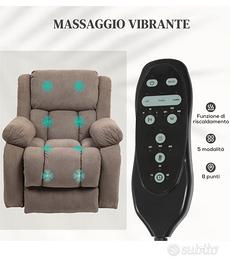 Poltrona relax elettrificata