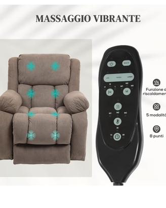 Poltrona relax elettrificata