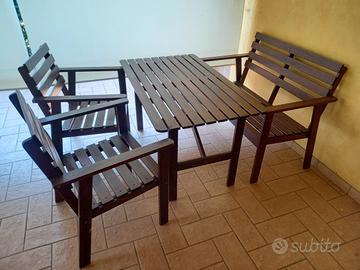 salottino da giardino