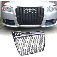 GRIGLIA AUDI A4 B7 LOOK RS CROMATO NERO