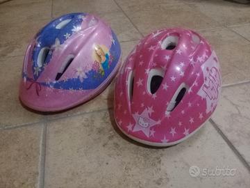 Caschetti bicicletta bambina taglia Xs e S