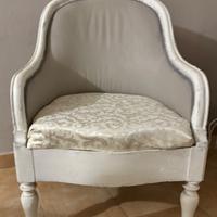 Poltroncina stile shabby