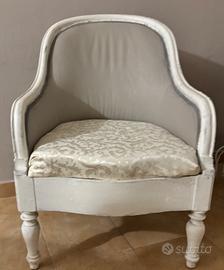 Poltroncina stile shabby