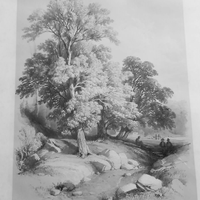 Jean Baptiste Louis Hubert (1801-1865) Litografia