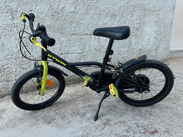 Bici bambino Btwin 4-6 anni 500 DARK HERO 16”