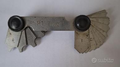 raggimetro misura raggi 1-7 mm negativo e positivo