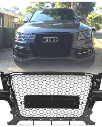 GRIGLIA PER AUDI Q5 8R 08-12 LOOK RS NERO