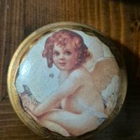 Portagioie dipinta in ceramica 