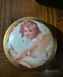 Portagioie dipinta in ceramica 