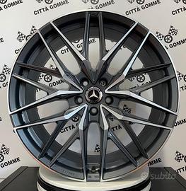 SET 4 CERCHI IN LEGA MERCEDES CLASSE A B C E CLA G