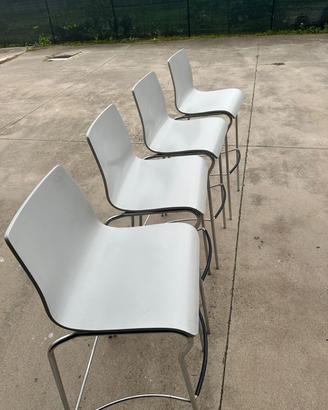 SGABELLI DA BAR Design, Set 4 pezzi