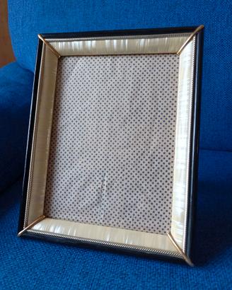 Cornice Portafoto Vintage Anni '40, Legno e avorio