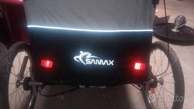 Rimorchio bici per bambini