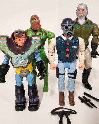 Lotto 4 Action Figure Tex Hex Invisible Warriors V