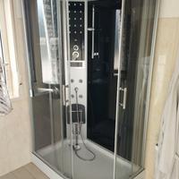 box doccia 70x90 con idromassaggio,radio,come nuov