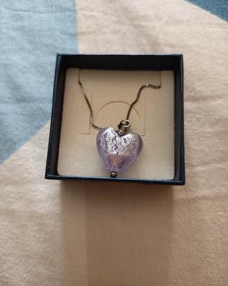 Collana con pendente Murano 