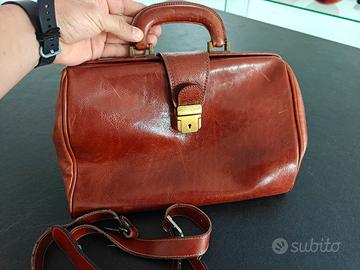 Borsa da dottore interamente vera pelle