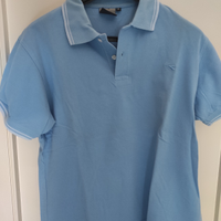 Polo uomo Diadora tg.M colore celeste cotone