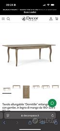 Tavolo allungabile BIZZOTTO