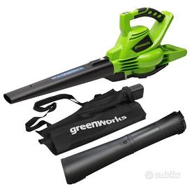 SOFFIATORE ASPIRATORE A BATTERIA GREENWORKS 40 V