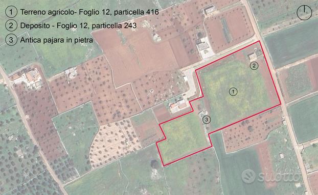 Terreno agricolo agricolo in posizione strategica