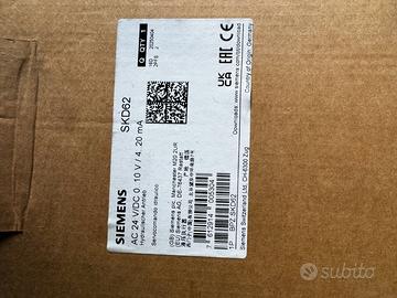 Siemens SKD62 Attuatore Elettroidraulico 24V 1000N