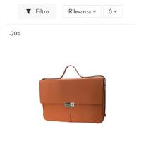 Borsa portadocumenti Markiaro in pelle